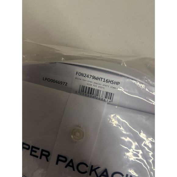 Non-Iron Poplin Short-Sleeve Shirt - Picture 5 of 5